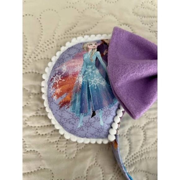 Disney Frozen Anna Elsa Handmade Minnie Ears - Picture 3 of 5